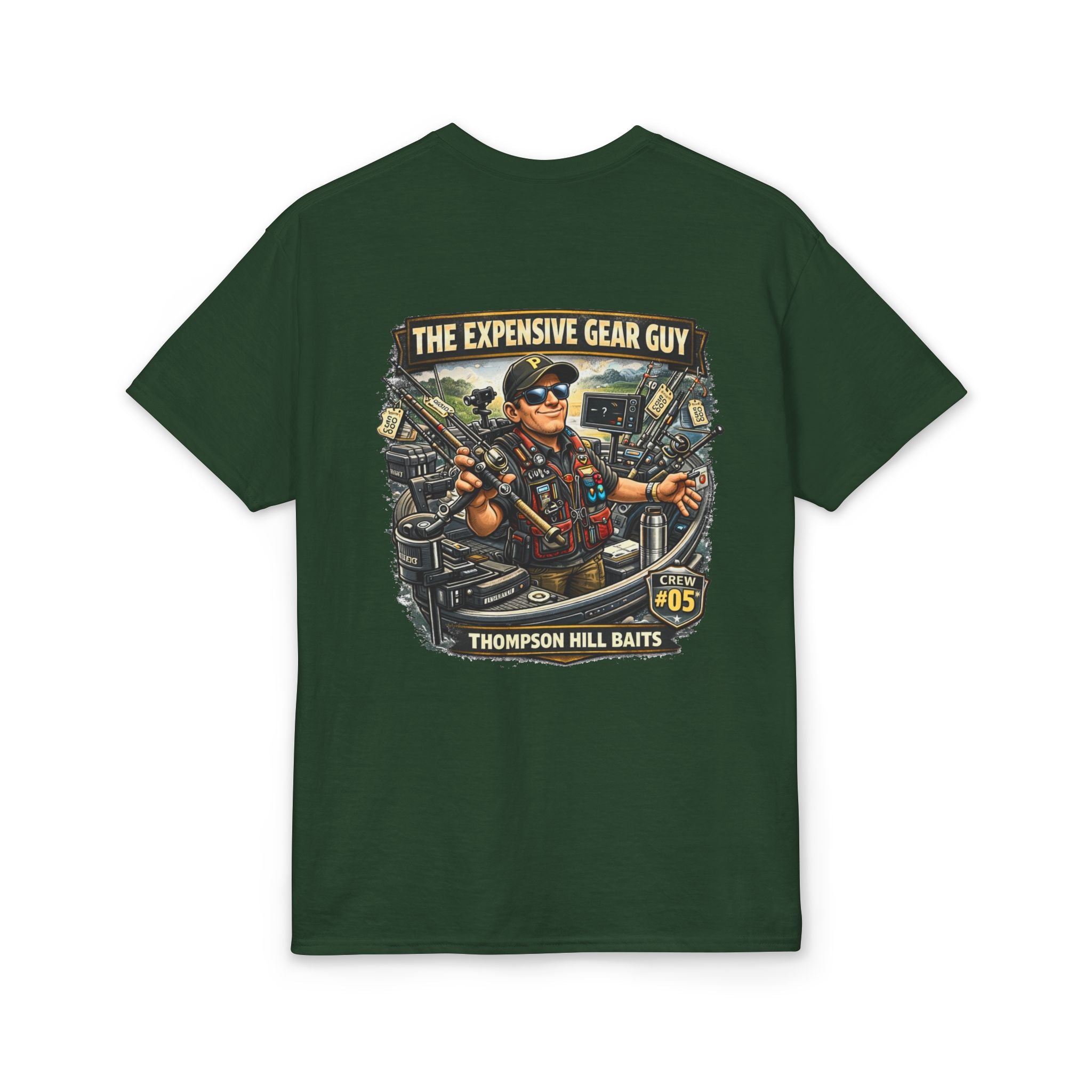 Copy of 'The Story Teller' Thompson Hill Baits Spring Fishing Crew Vintage Angler Tee