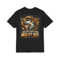 Mullet Fish Rock T-Shirt — "Rock Out With Your Mullet Out" Graphic Tee