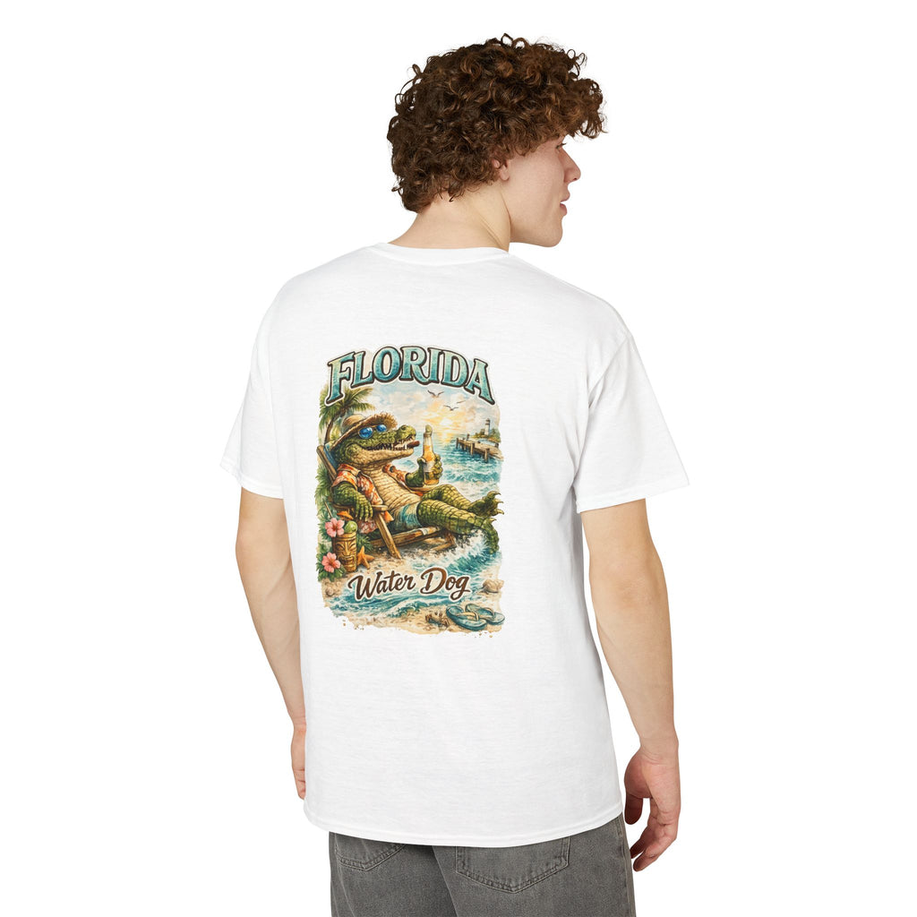 Florida Water Dog Vintage Beach T-Shirt