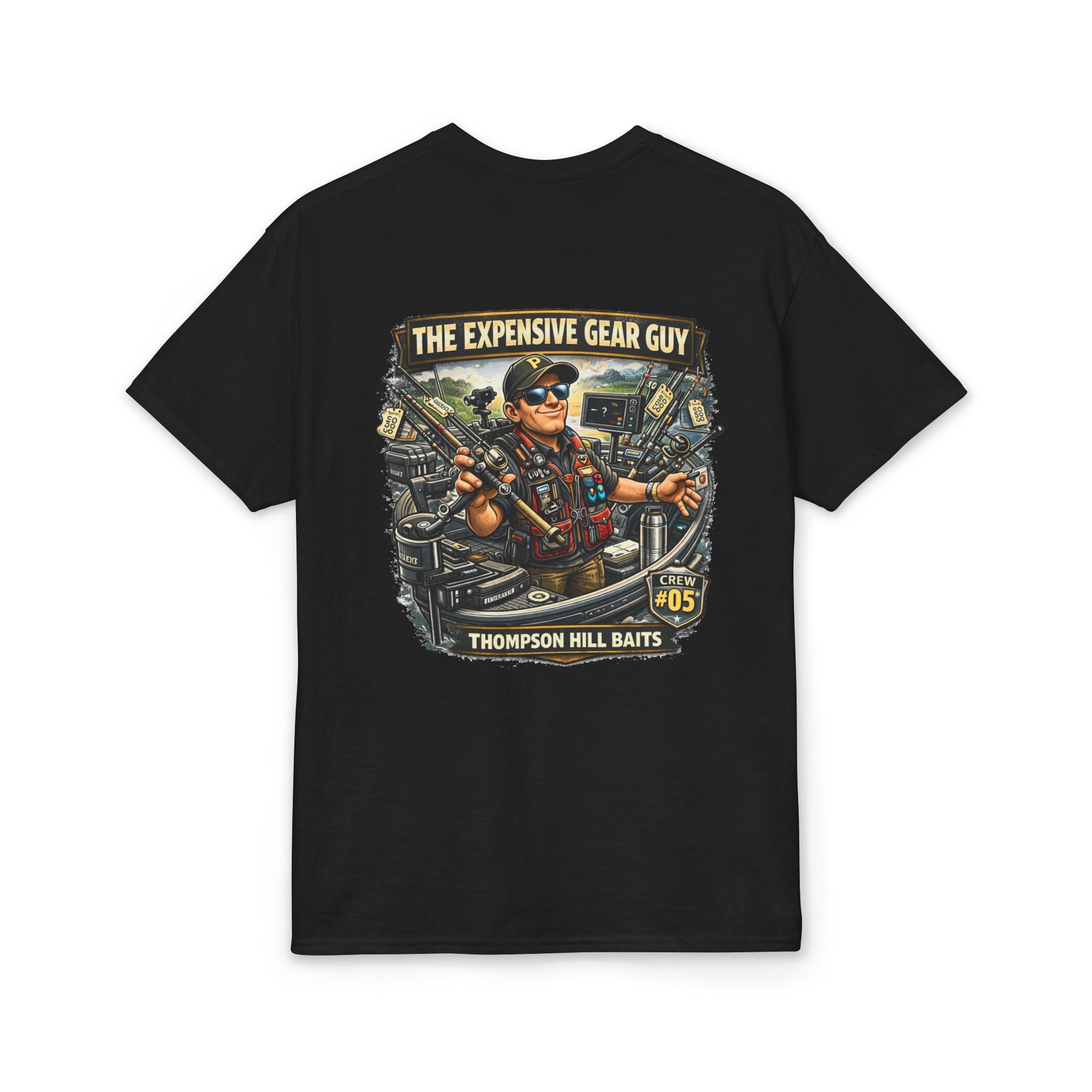 Copy of 'The Story Teller' Thompson Hill Baits Spring Fishing Crew Vintage Angler Tee